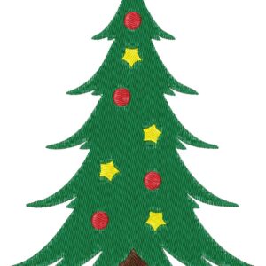 Christmas Tree Design, 7 sizes, Machine Embroidery Design, Christmas Tree shapes Design, Instant