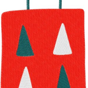 Christmas Bag Design, 7 sizes, Machine Embroidery Design, Christmas Bag shapes Design, Instant