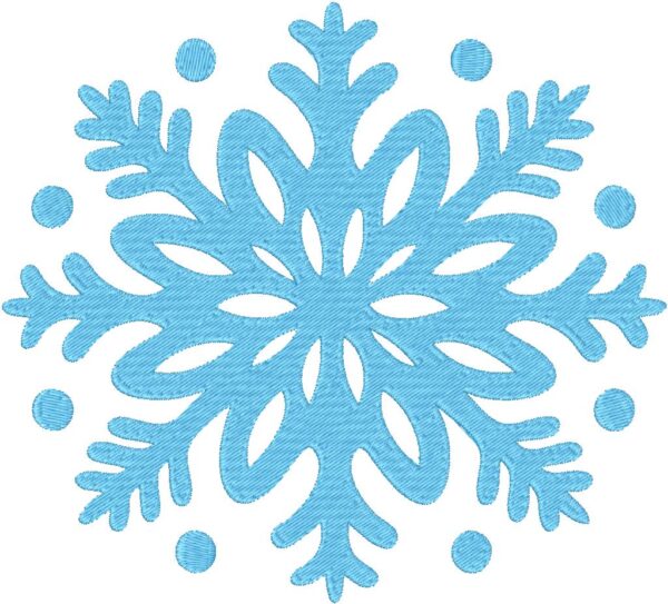 Snowflake Design, 7 sizes, Machine Embroidery Design, Snowflake shapes Design, Instant