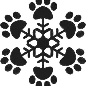 Snowflake Design, 7 sizes, Machine Embroidery Design, Snowflake shapes Design, Instant