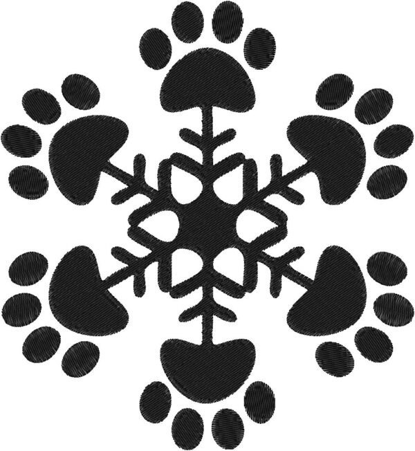 Snowflake Design, 7 sizes, Machine Embroidery Design, Snowflake shapes Design, Instant